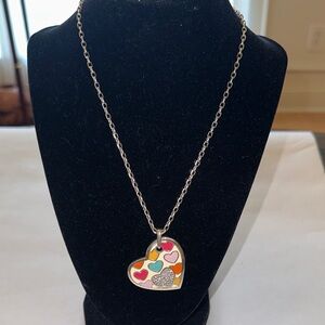 Brighton Colorful Heart Pendant Necklace